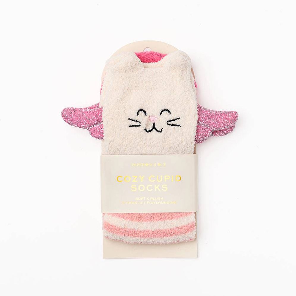 Cupid Cat Socks