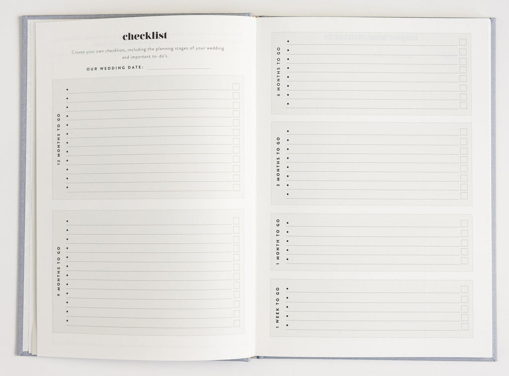 I Do Wedding Planning Journal