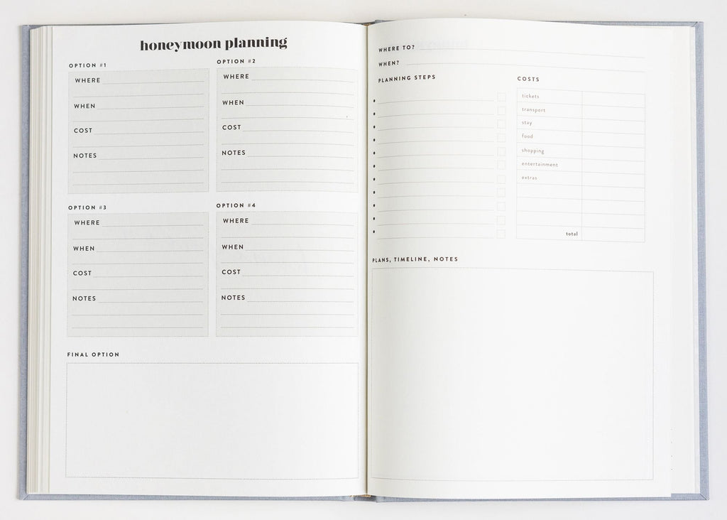 I Do Wedding Planning Journal