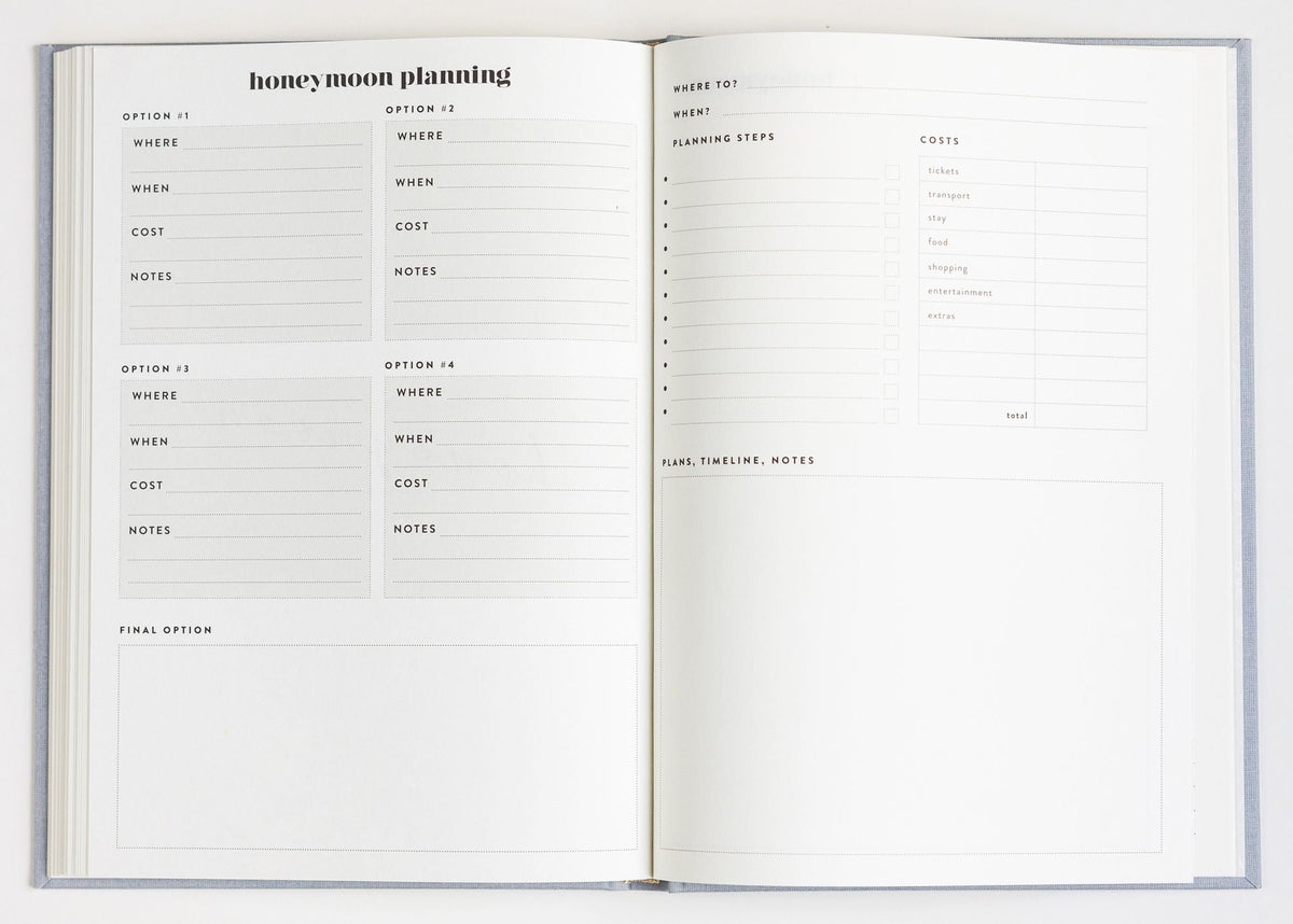 I Do Wedding Planning Journal