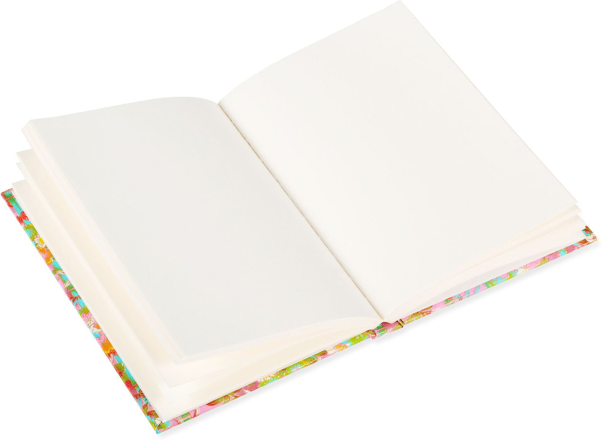 Heritage Medium Notebook Cluster Flowers / Bamboo Purple