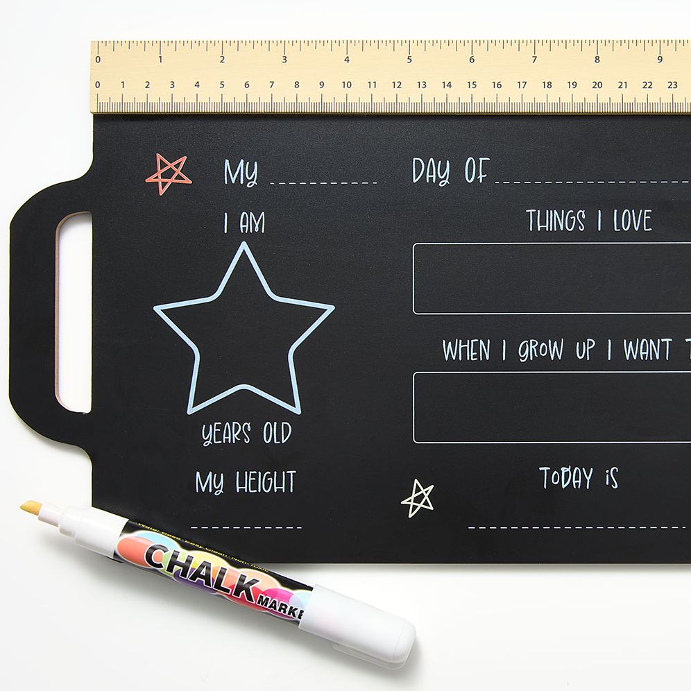 First and Last Day of School Chalkboard