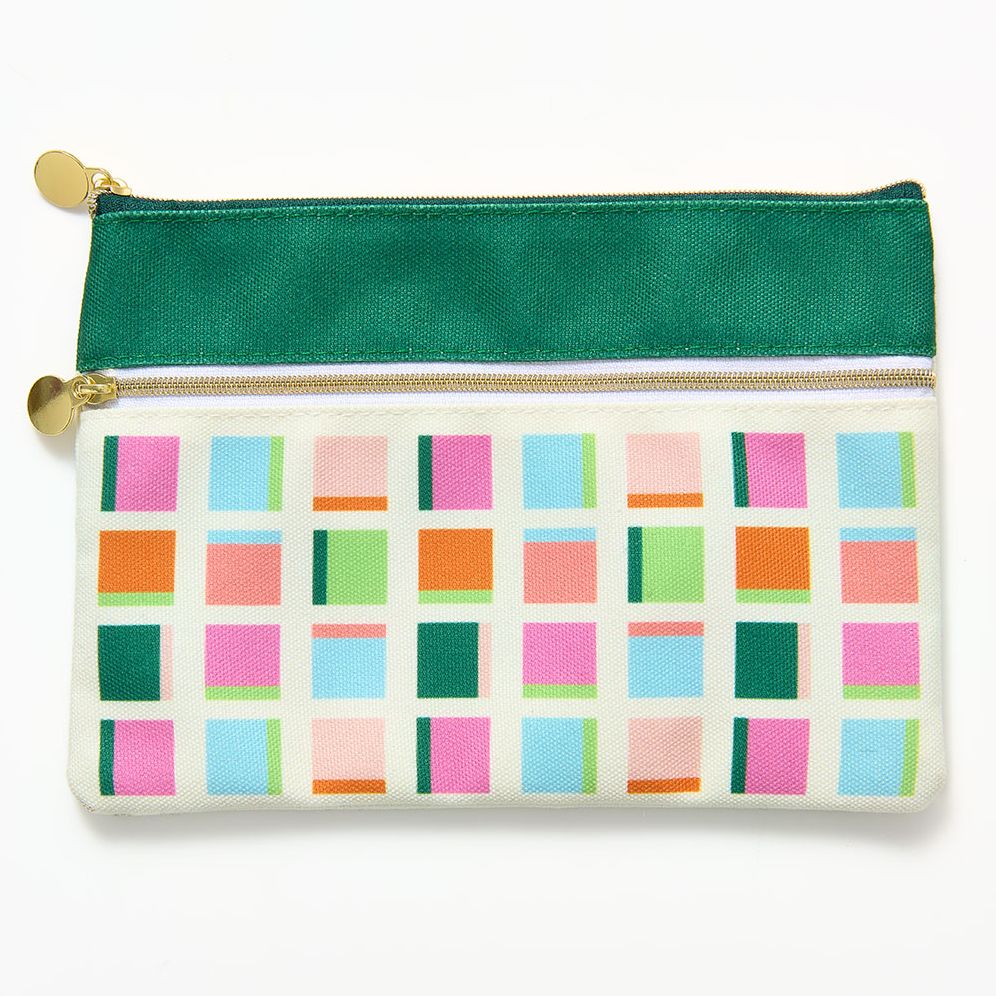 Sticky Notes Canvas Pouch