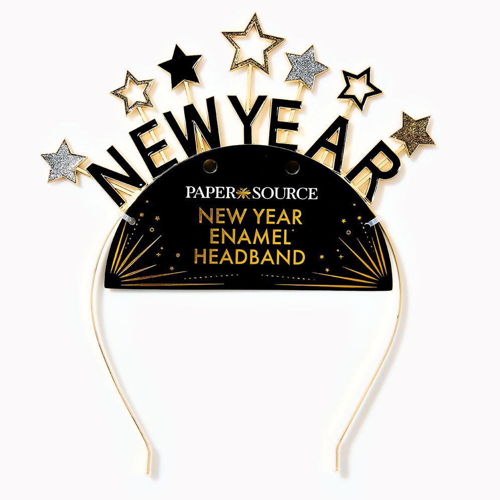 New Year Enamel Headband