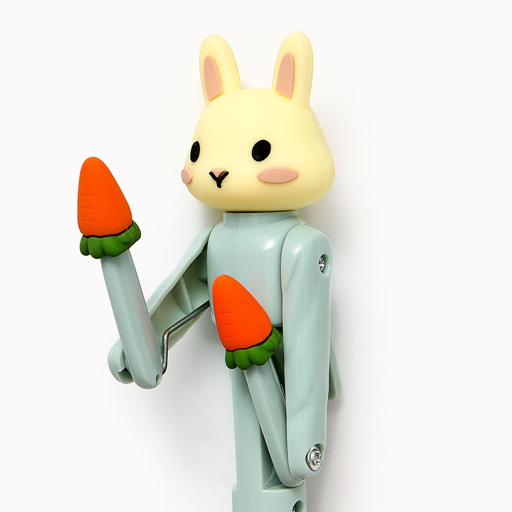 Bunny Punching Carrot Pen