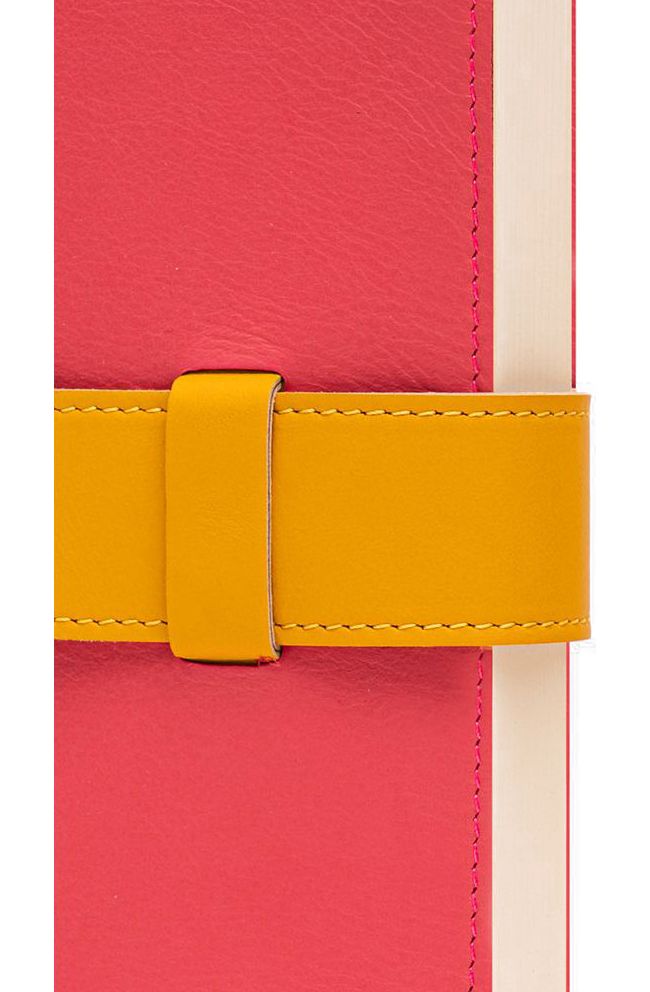Pink Genuine Leather Journal with Snap