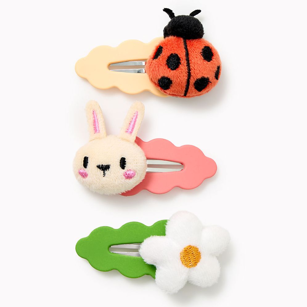 Critter Hair Clips, Set of 3