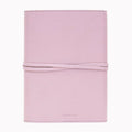 Lilac Grain Leather Journal with Tie Wraps