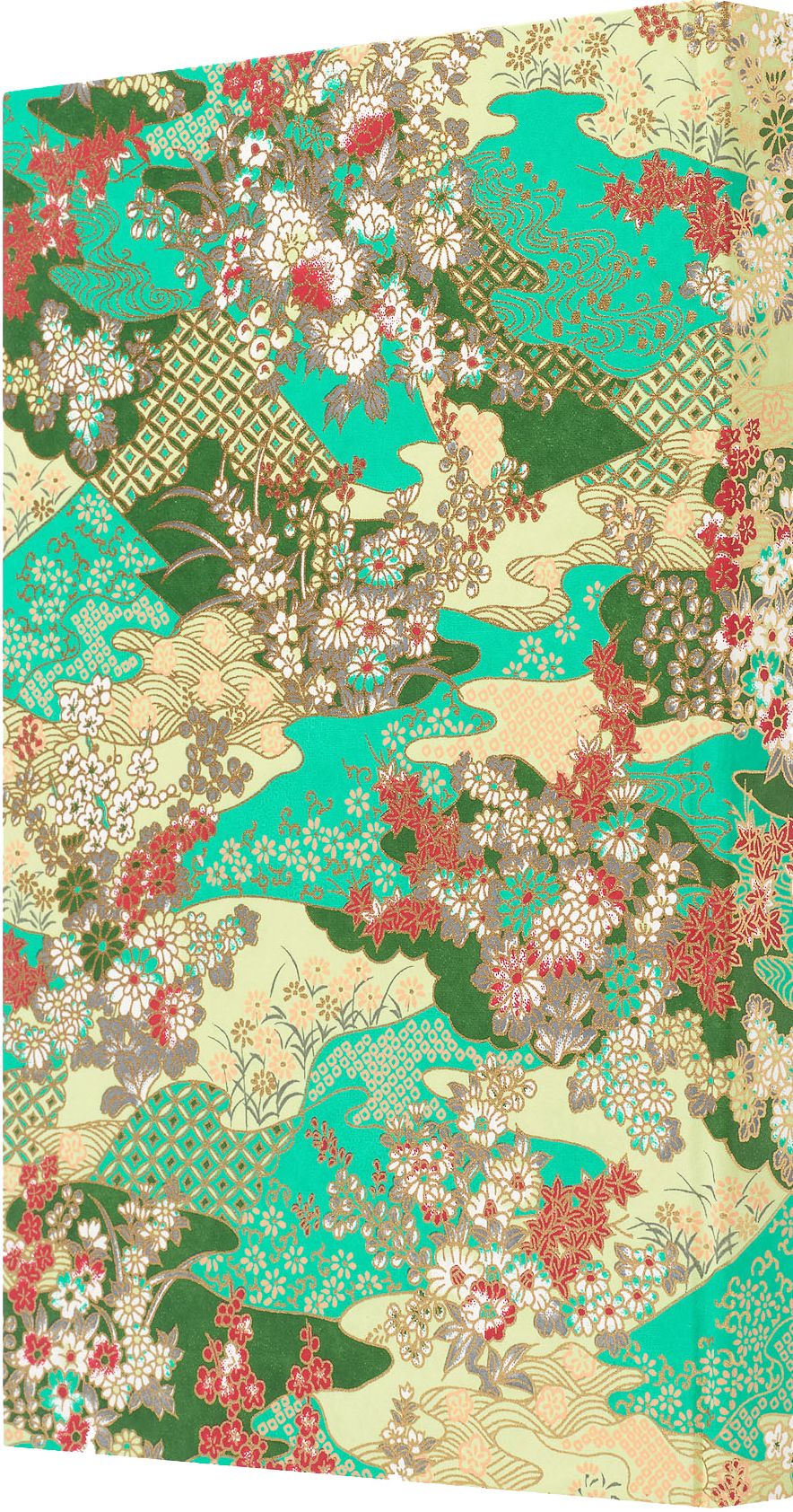 Turquoise Floral Heritage Notebook