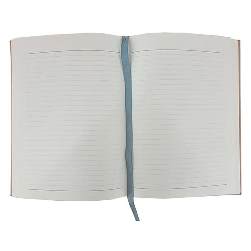 Peach Woven Leather Journal