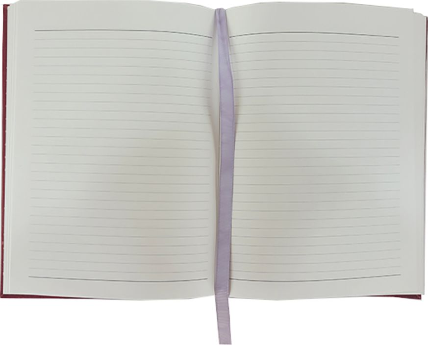 Red Dahlia Woven Leather Journal