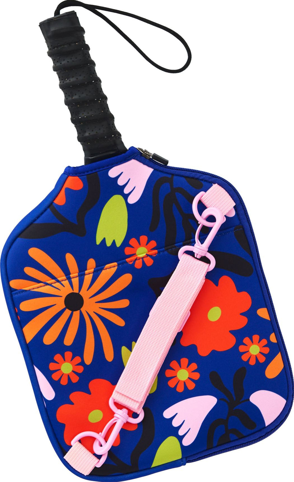 Bold Floral Pickleball Paddle Holder