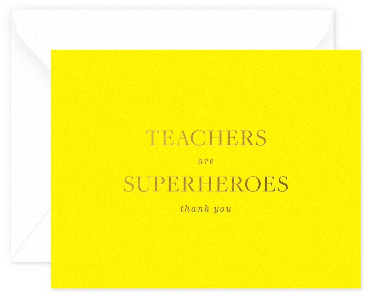Teachers are Superheros - Boxed Note Set - Thank You