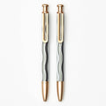 PS Collection Gray Wavy Ballpoint Pen S/2