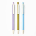 PS Collection Matte Pastel Ballpoint Gel Pen S/3