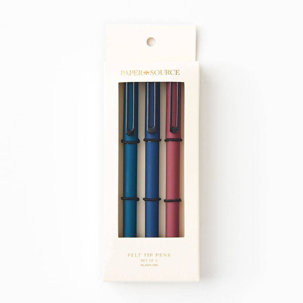 PS Collection Moody Soft Touch Felt Tip Pen S/3