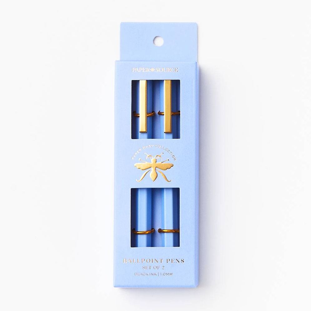 Paper Wasp Periwinkle Ballpoint Pen S/2 - Limited Edition