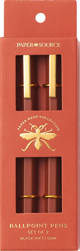 Paper Wasp Rust Ballpoint Pen S/2 - Limited Edition