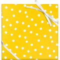 Yellow Polka Dots Flat Wrap
