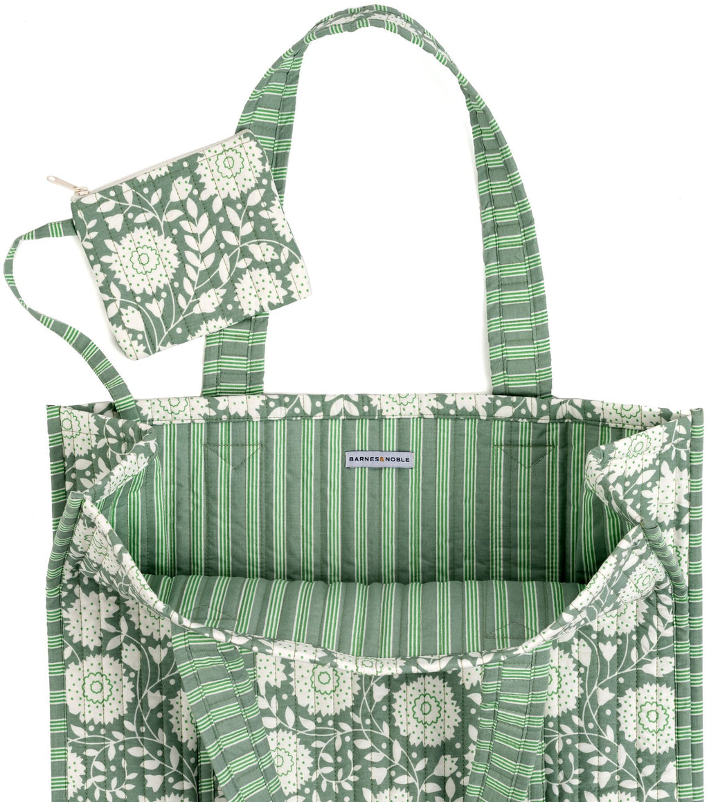 Quilt Tote- Green