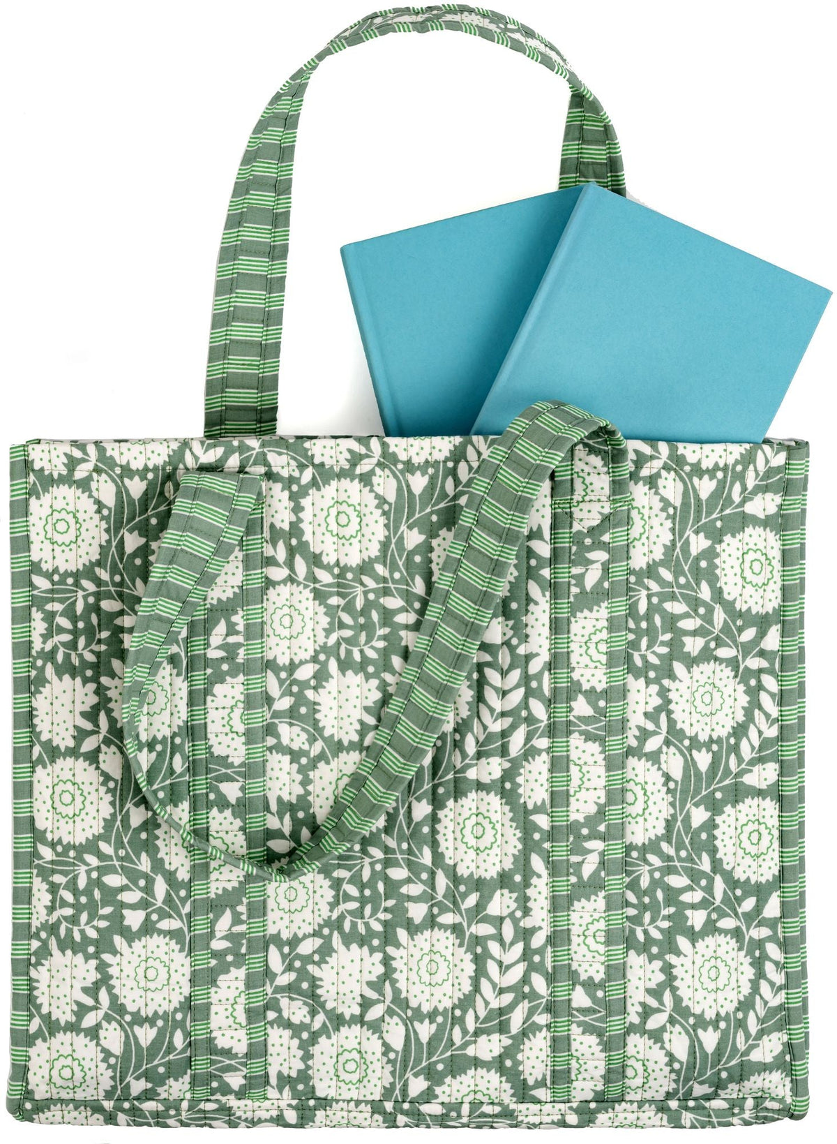 Quilt Tote- Green