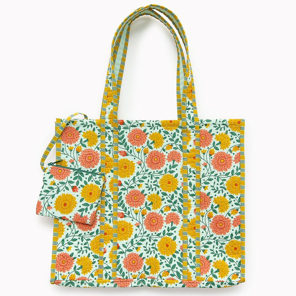 Multi Pattern Quilt Tote