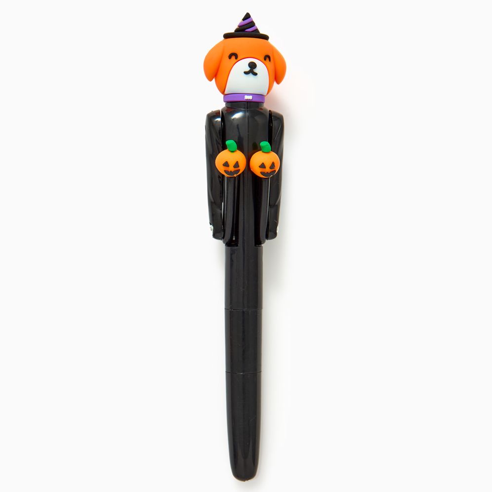 Witch Dog Halloween Punching Pen