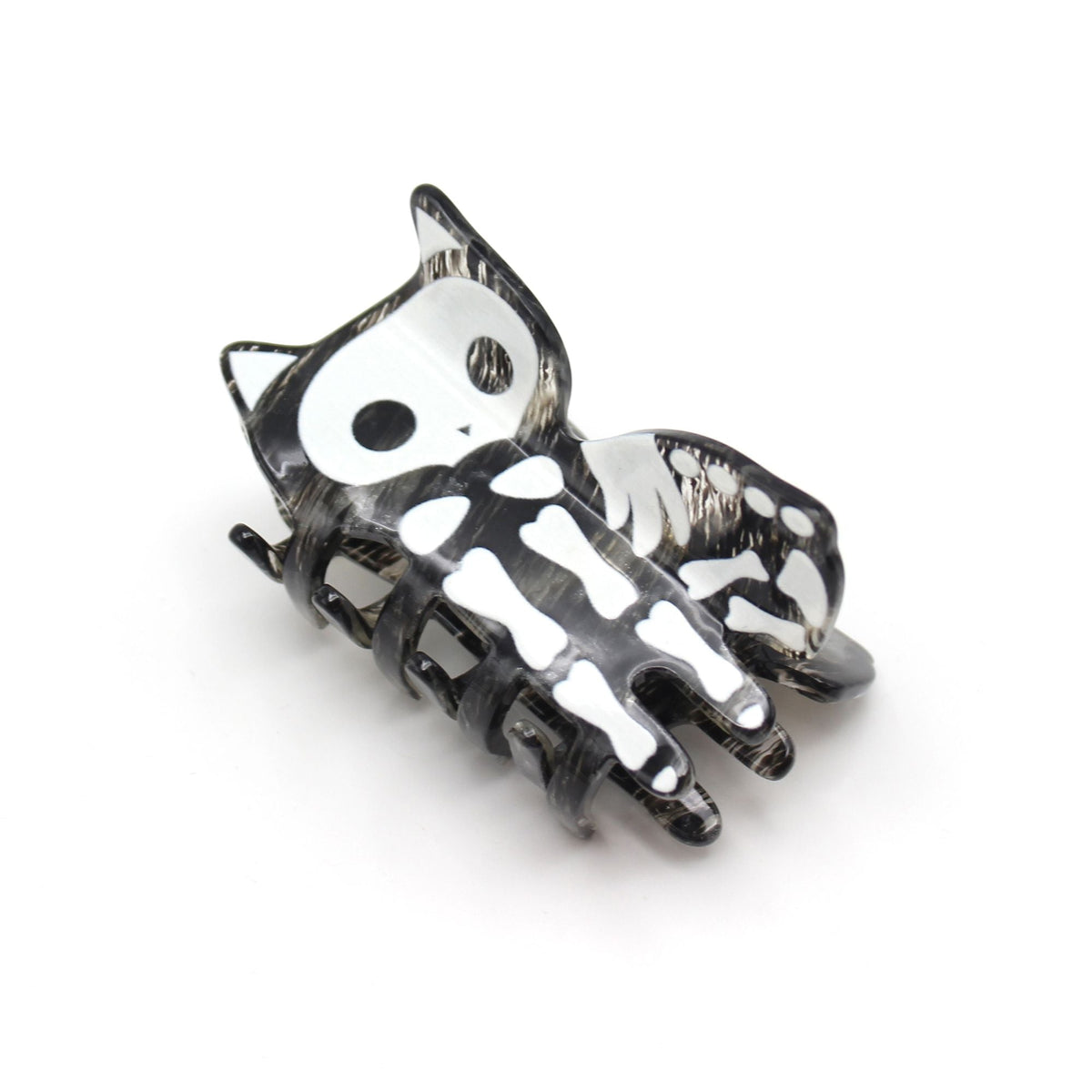 Skeleton Cat Hair Clip