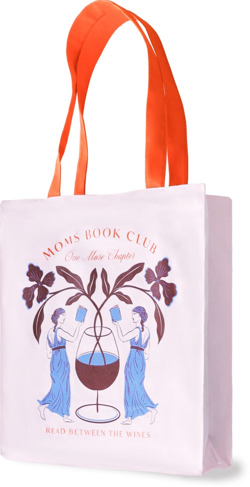 Read between the Wines Mom Tote