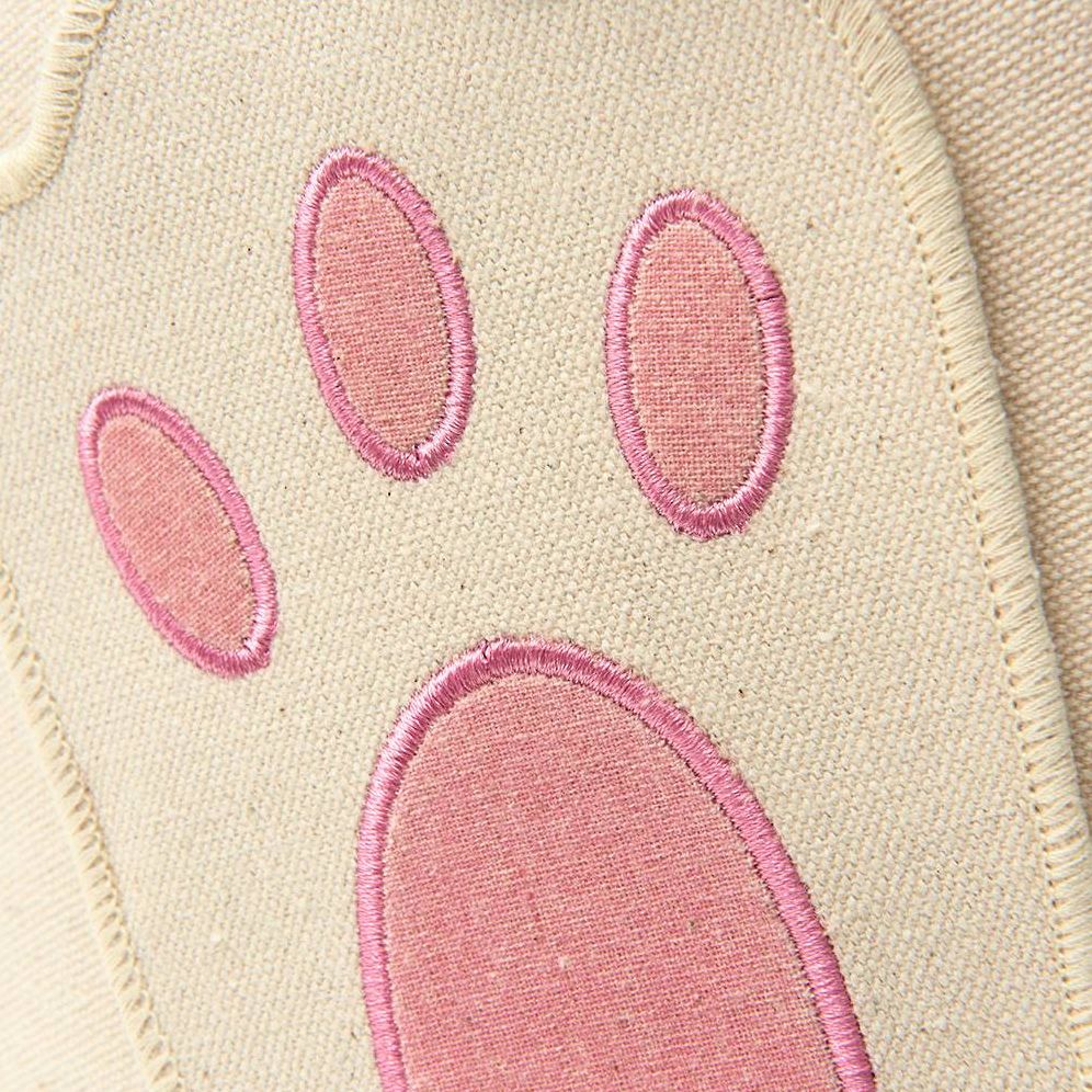 Gingham Canvas Bunny Easter Basket