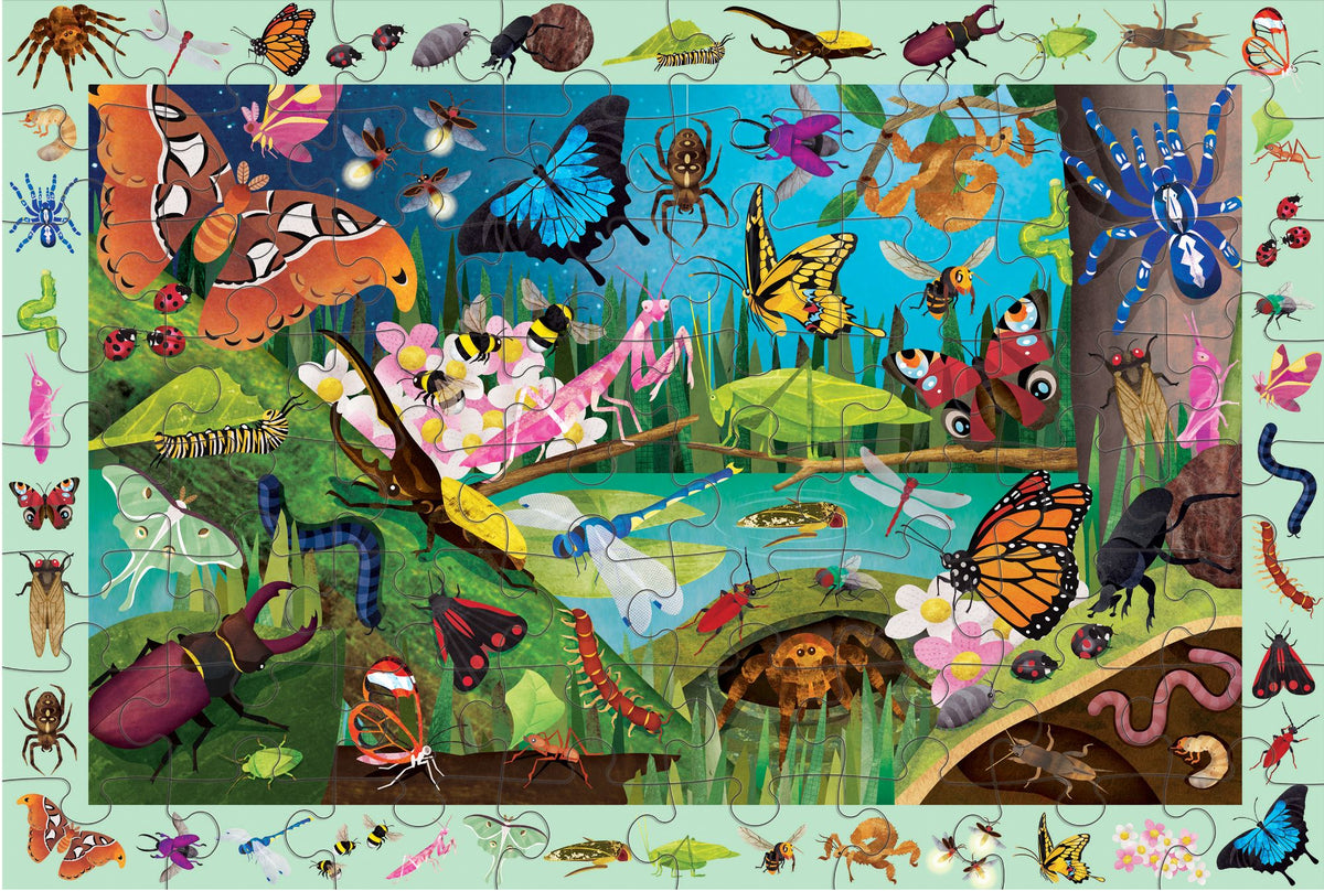 Bugs & Butterflies 64 Piece Search & Find Puzzle