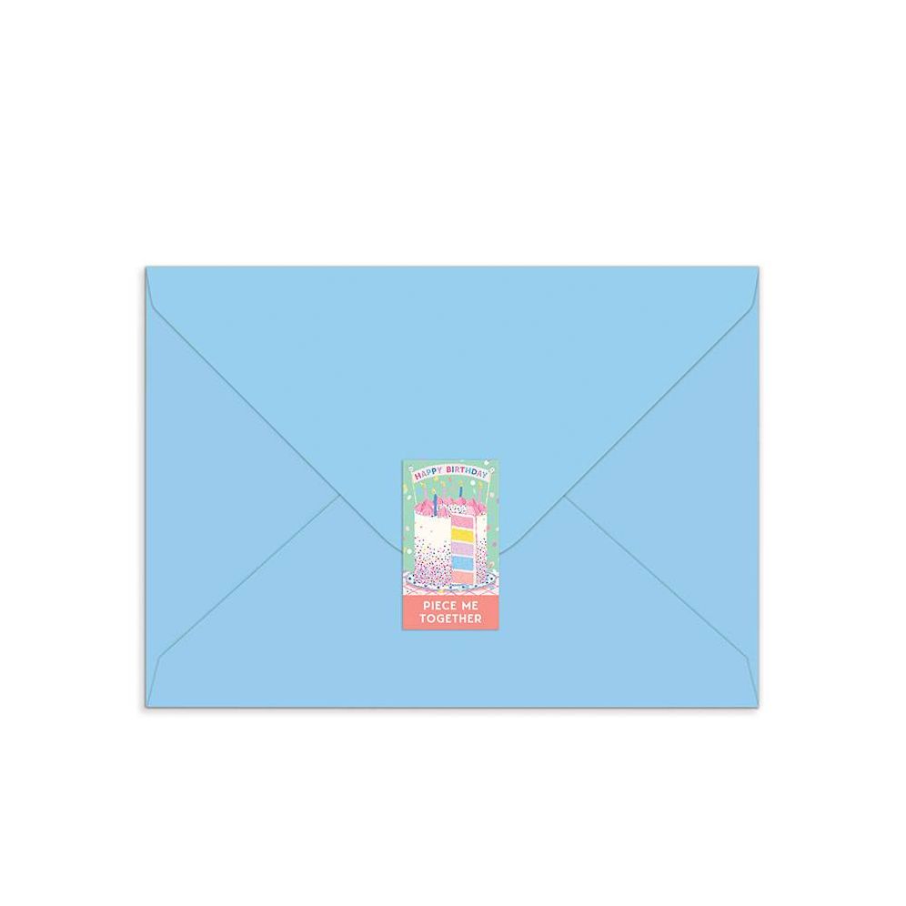 Confetti Birthday Cake Greeting Card Puzzle