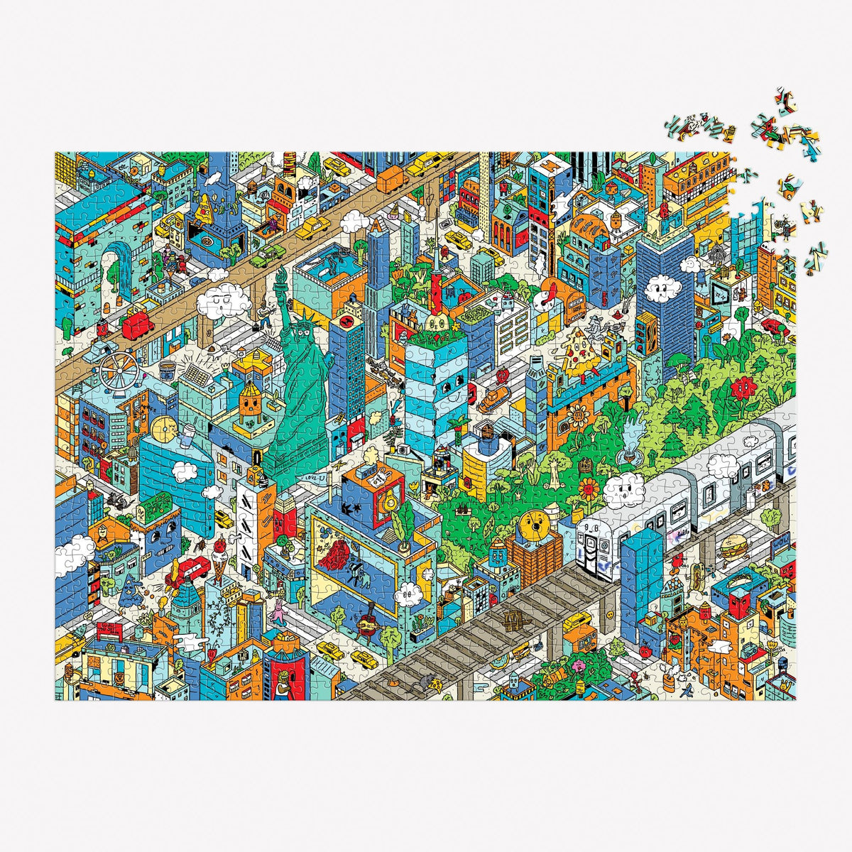 Uncovering New York City Search and Find 1000 Piece Puzzle