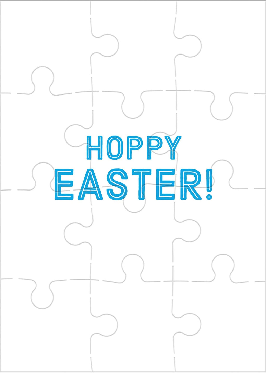 Hoppy Easter! Greeting Card Puzzle