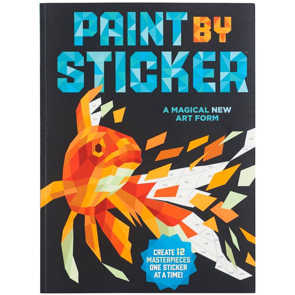 Paint by Sticker (Official): Create 12 Masterpieces One Sticker at a Time!