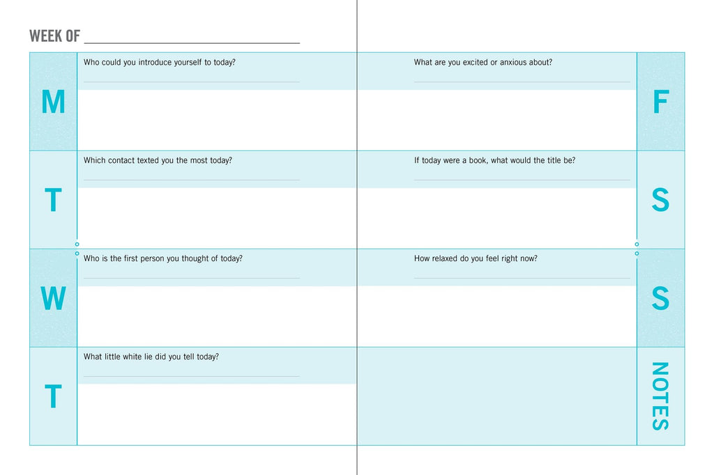 One Question a Day Weekly Planner: 365 Prompts for a Meaningful Year