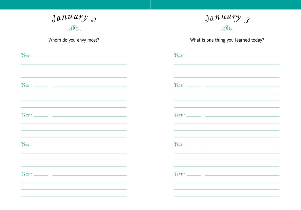 One Question a Day (Floral): A Five-Year Journal