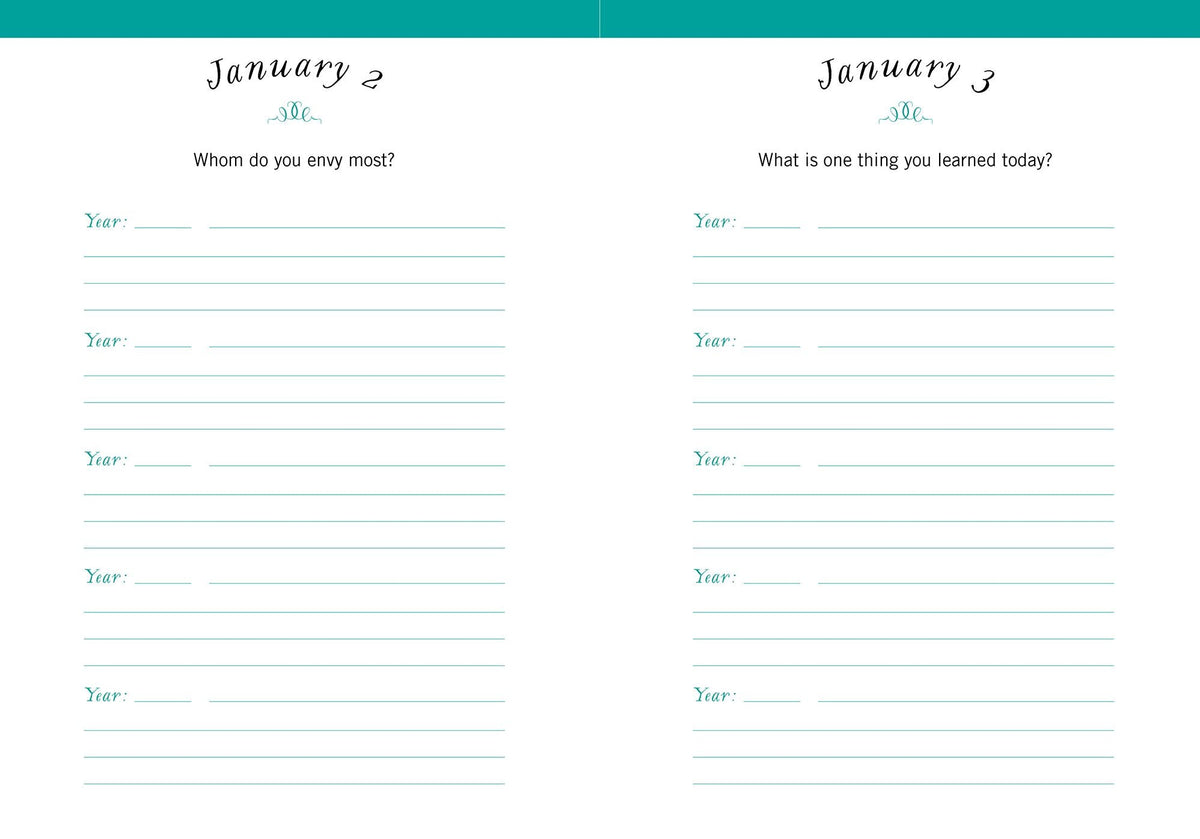 One Question a Day (Floral): A Five-Year Journal