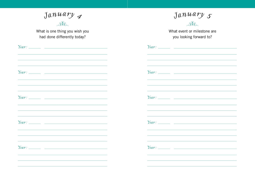 One Question a Day (Floral): A Five-Year Journal