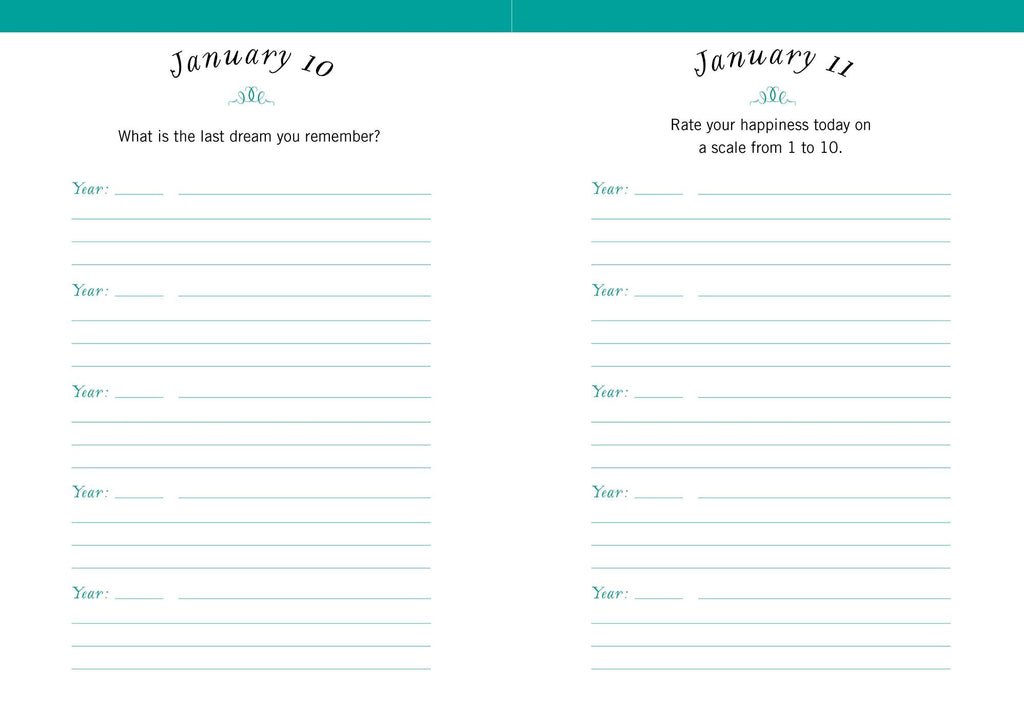 One Question a Day (Floral): A Five-Year Journal