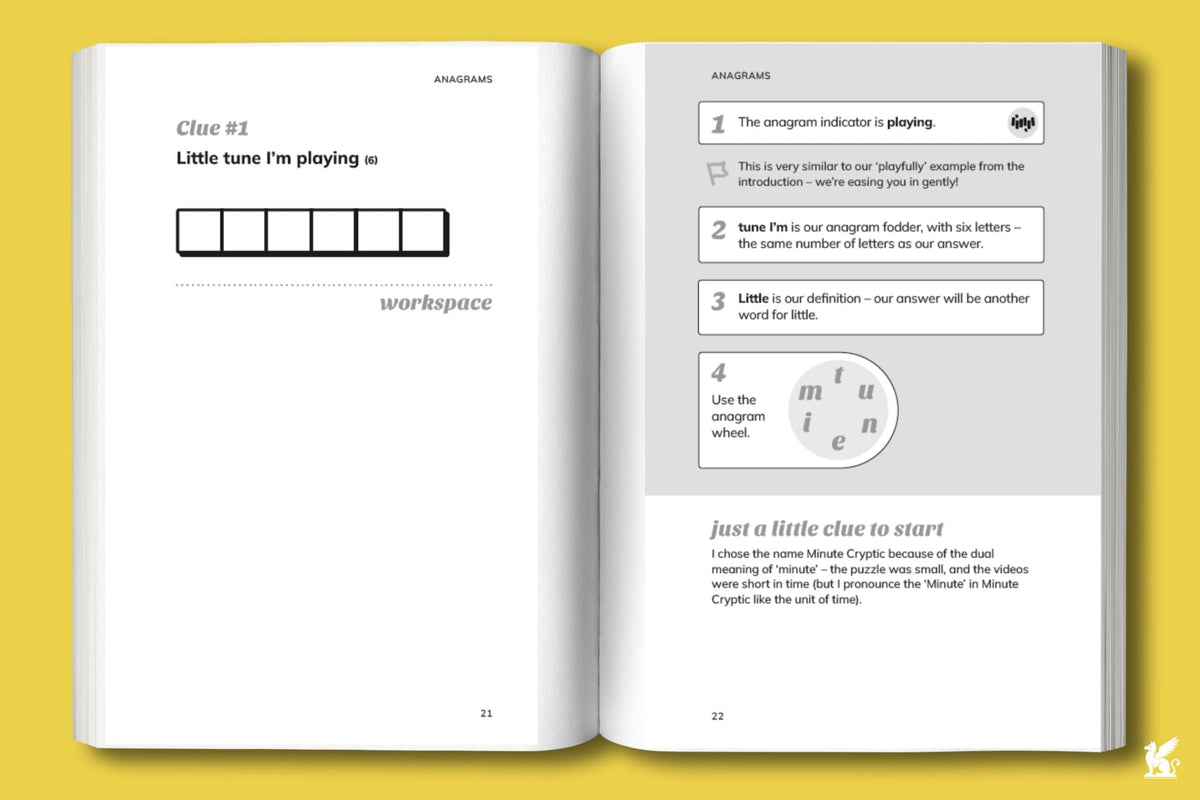 Minute Cryptic: Over 160 Wordplay Puzzles to Decipher, Unlock, and Untangle