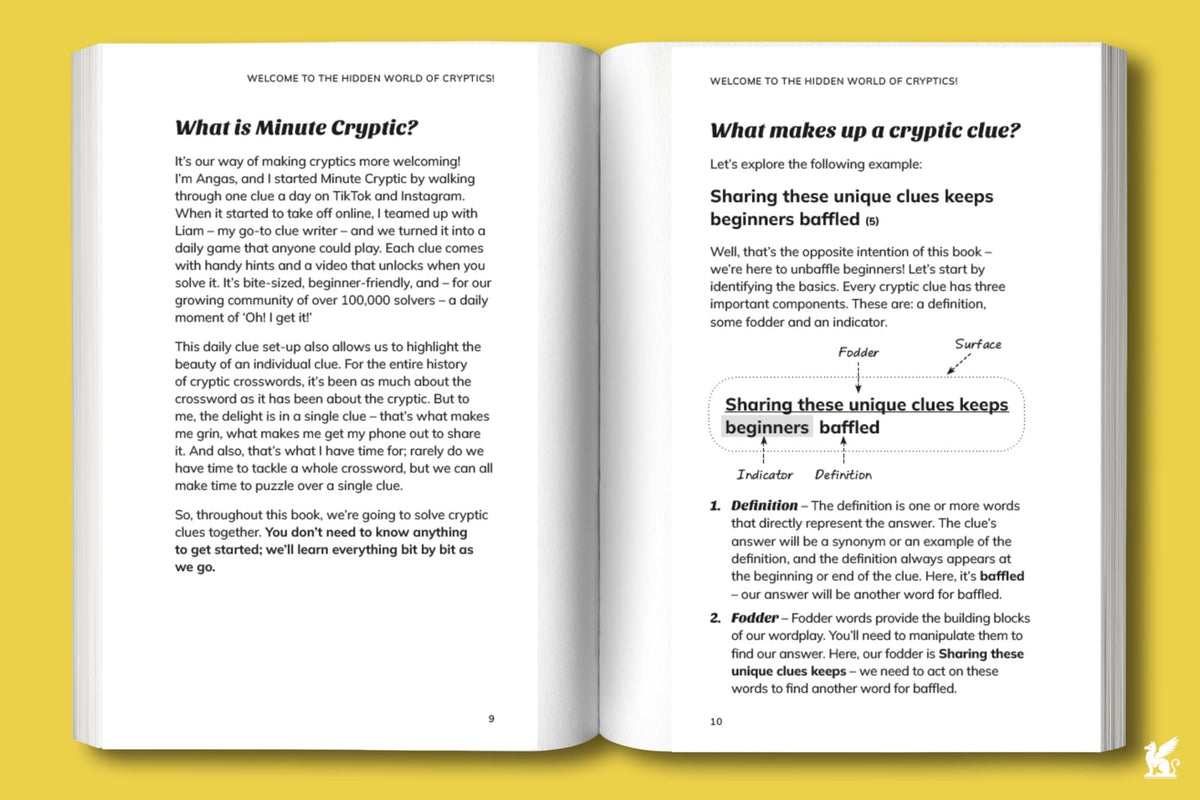 Minute Cryptic: Over 160 Wordplay Puzzles to Decipher, Unlock, and Untangle