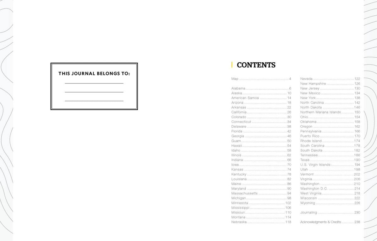 50 States, 5,000 Ideas Journal