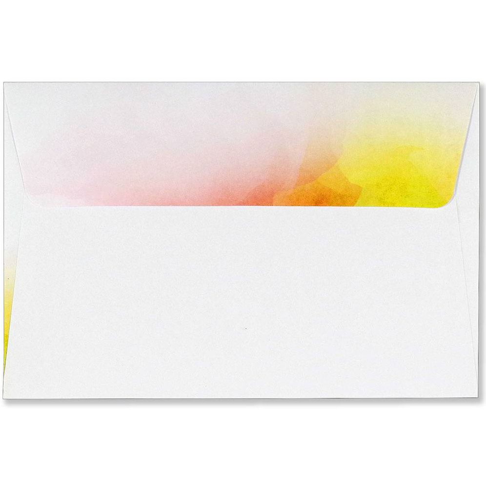 Watercolor Sunset Stationery Set