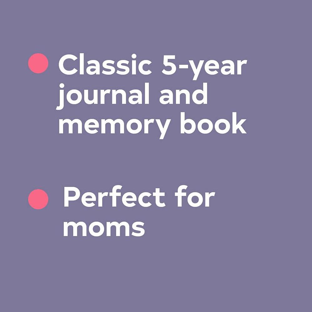 Mom's Floral One Line a Day: A Five-Year Memory Book