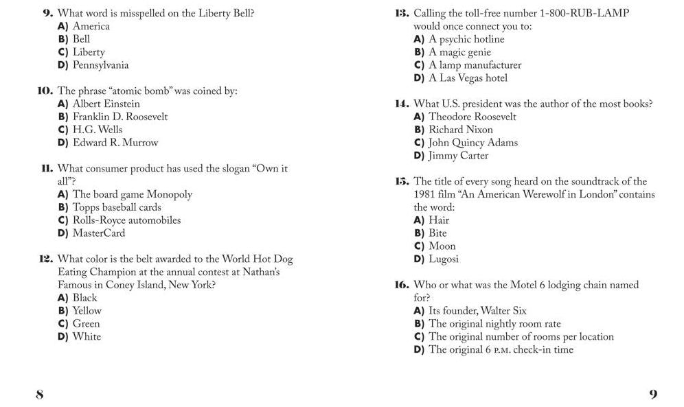 Sit & Solve Quick Trivia