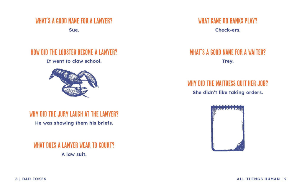 Dad Jokes: Groan-Worthy Quips, Puns, and Almost-Funny Gags