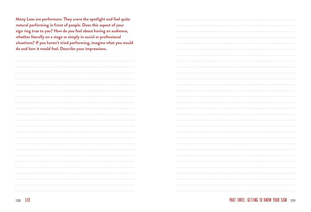 Leo A Guided Journal