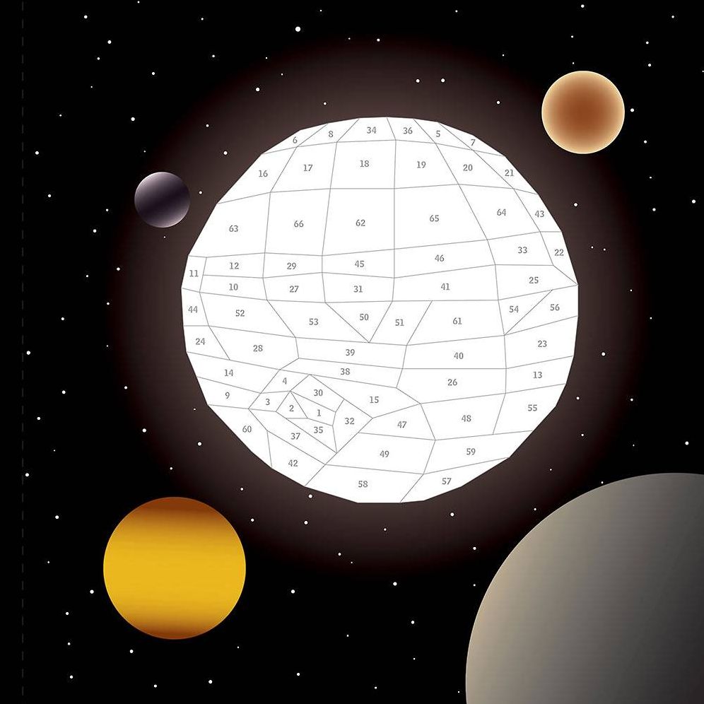 Paint by Sticker Kids (Official): Outer Space: Create 10 Pictures One Sticker at a Time! Includes Glow-in-the-Dark Stickers