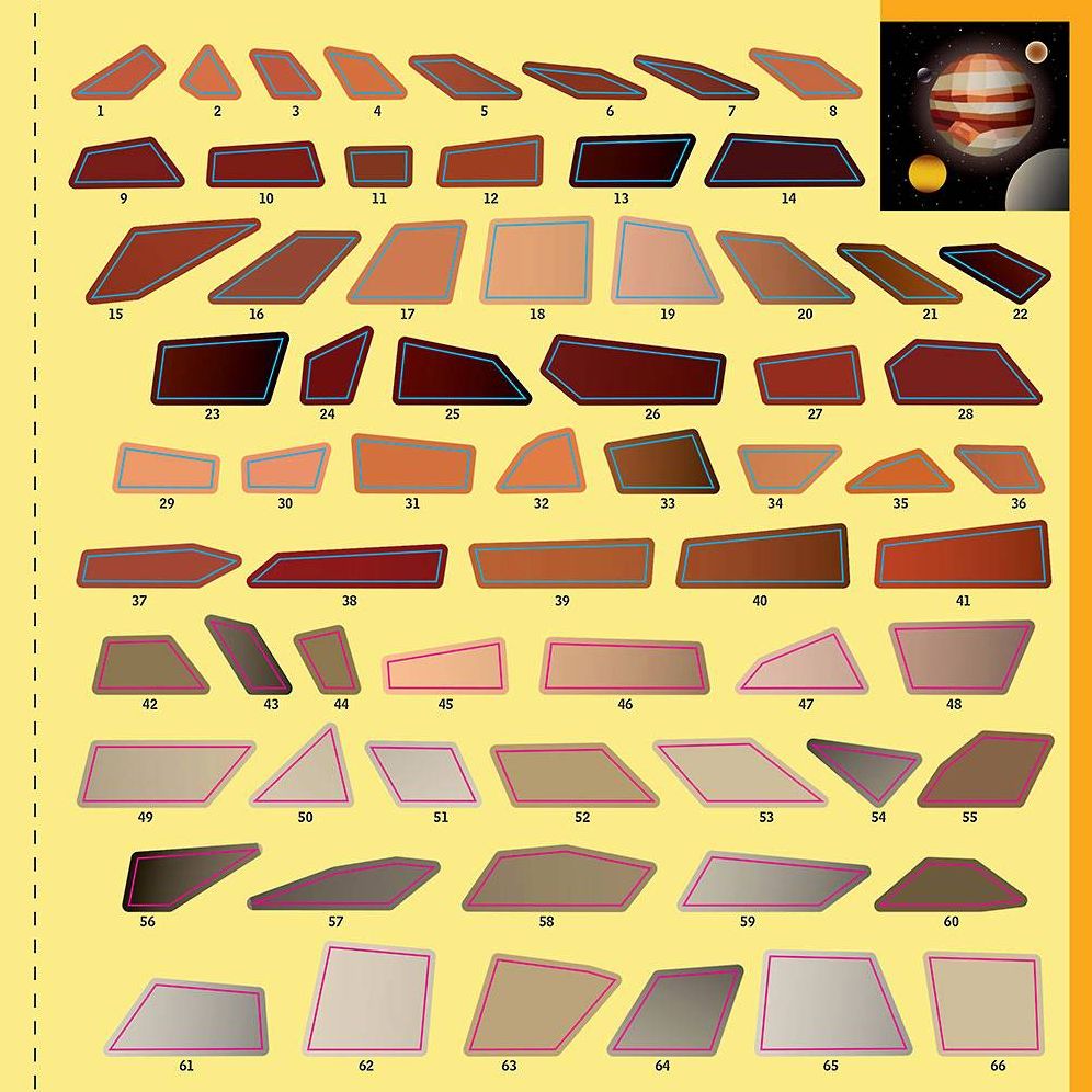 Paint by Sticker Kids (Official): Outer Space: Create 10 Pictures One Sticker at a Time! Includes Glow-in-the-Dark Stickers